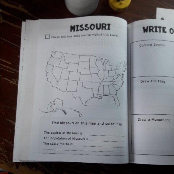 United States Homeschool Workbook - Picture 5 of 16